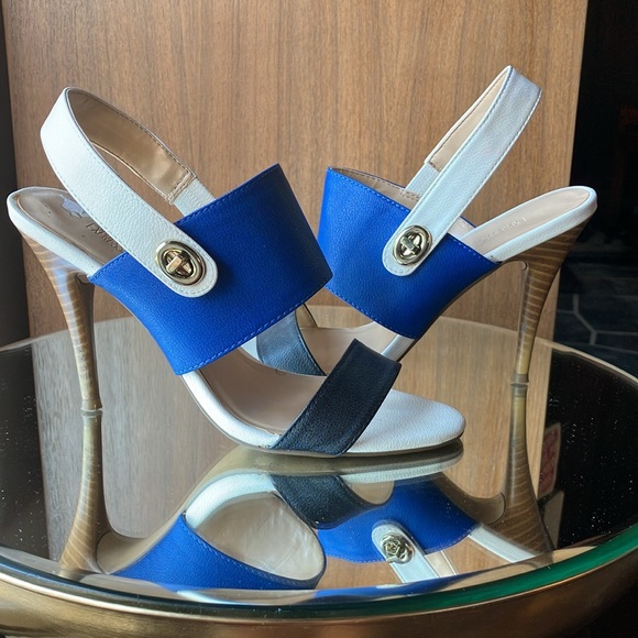 Size 8 summer open toe heels - Picture 2 of 7